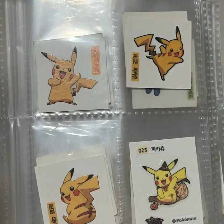 [BUNJANG] Vintage Pokemon Bread Stickers Collection / 포켓몬 빵 띠부띠부씰 모음