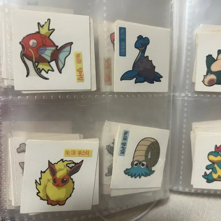 [BUNJANG] Pokemon Sticker Collection / 포켓몬 띠부띠부씰 모음