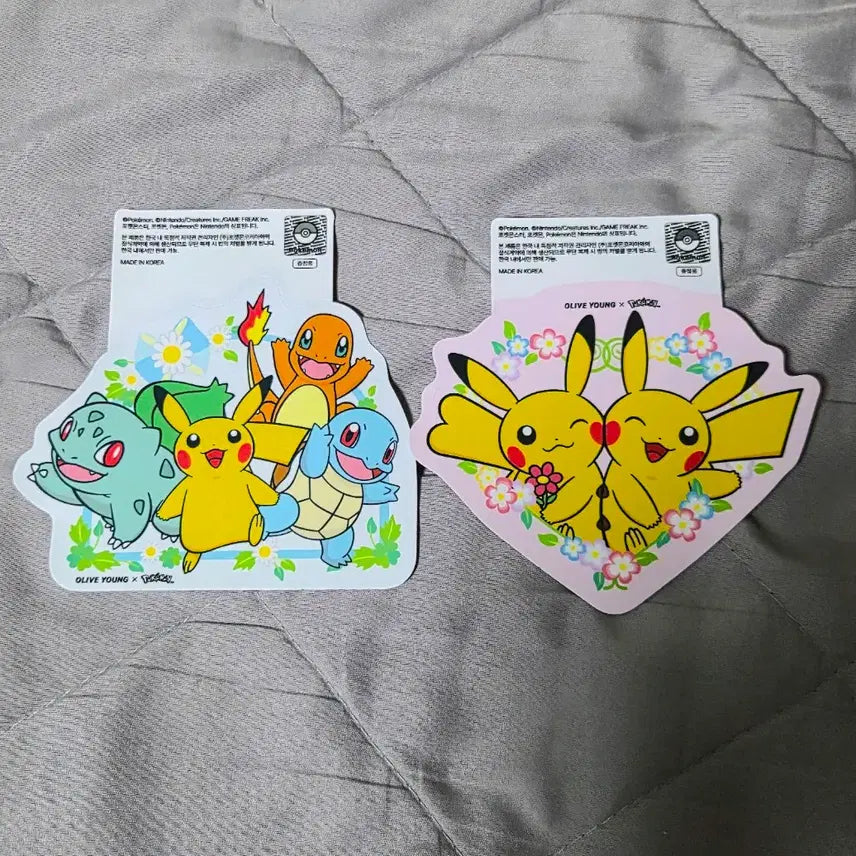 [BUNJANG] Pokemon Olive Young 30th Anniversary Removable Sticker (Starting Pikachu) / 포켓몬 올리브영 30주년 리무버블 랜덤 올리브영 스티커 스타팅 피카츄