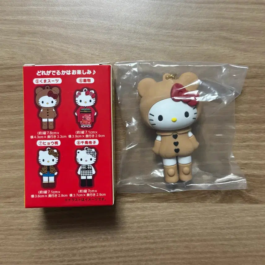 [BUNJANG] Hello Kitty 50th Anniversary Exhibition Bear Kitty Charm / 헬로키티 50주년 전시회 키링 곰돌이 키티 양도