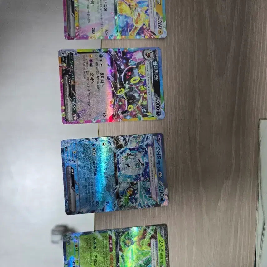 [BUNJANG] Pokemon Card Jolteon/Umbreon/Ogerpon Ex / 포켓몬 카드 쥬피썬더/블래키/오거폰 Ex