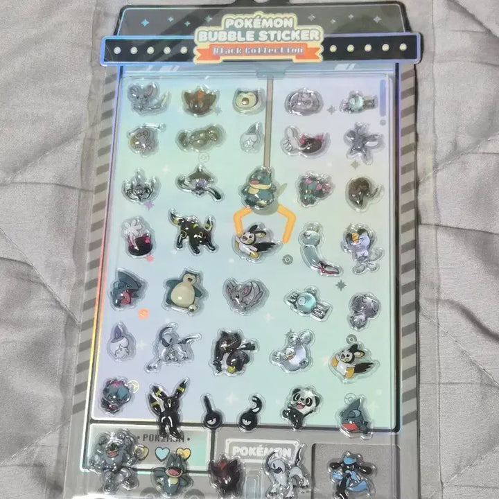[BUNJANG] Pokemon Bubble Sticker Black Collection 30th Anniversary (Sealed) / 포켓몬 버블 스티커 블랙 컬렉션 미개봉 30주년 포켓몬스티커