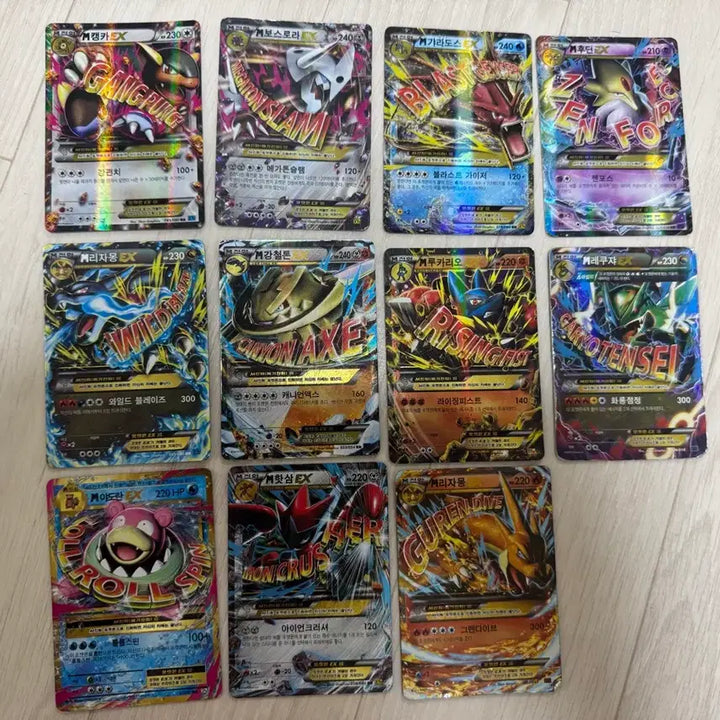 [BUNJANG] Pokemon Mega EX Cards Bundle / 옛날 포켓몬 메가ex카드 한꺼번에 처분합니다