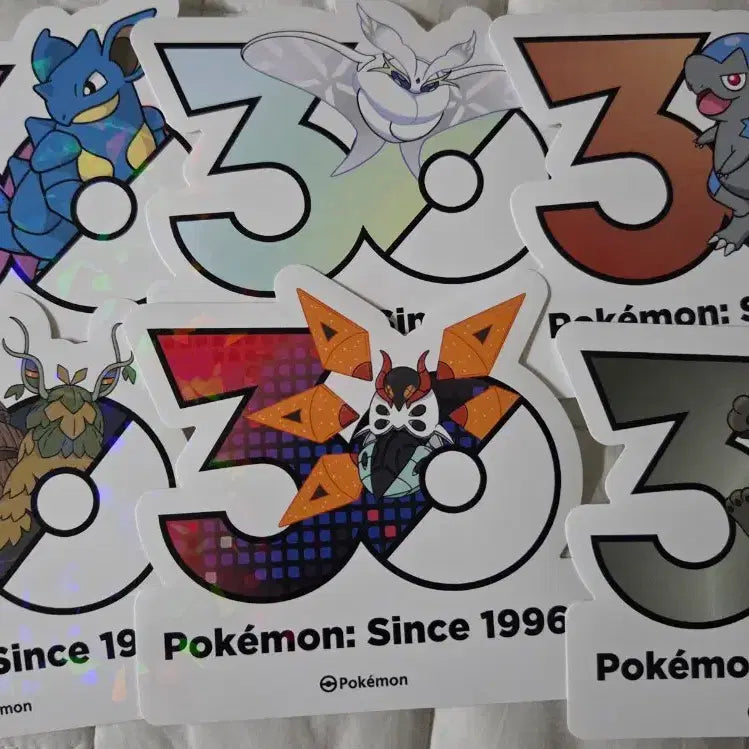 [BUNJANG] Pokemon 30th Anniversary Sticker / 포켓몬스터 30주년 스티커  팝업 양도 교환