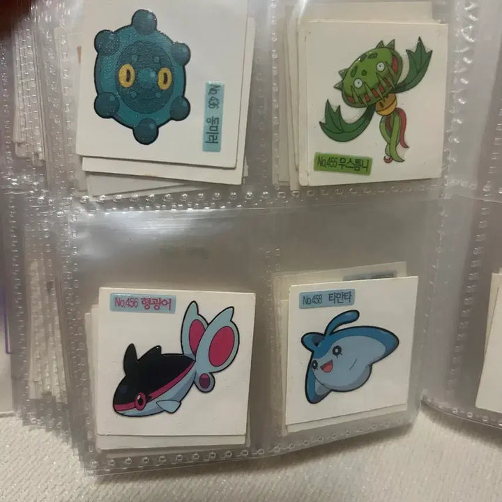 [BUNJANG] Vintage Pokemon Bread Sticker Collection / 포켓몬 빵 띠부띠부씰 모음