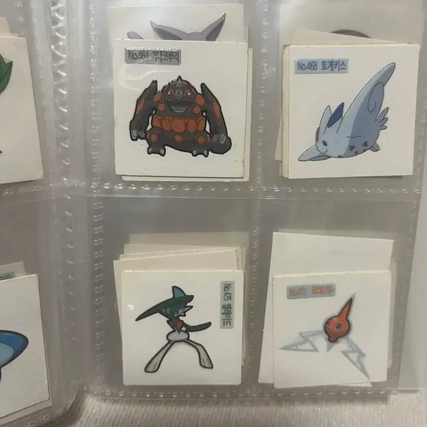 [BUNJANG] Vintage Pokemon Bread Sticker Collection / 포켓몬 빵 띠부띠부씰 모음