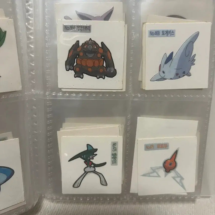 [BUNJANG] Vintage Pokemon Bread Sticker Collection / 포켓몬 빵 띠부띠부씰 모음