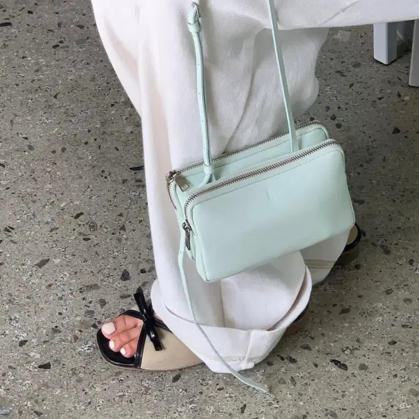 [BUNJANG] MinuteMute Twin Bag Micro Mini White Mint / 미닛뮤트 트윈백 마이크로 미니 WHITE MINT