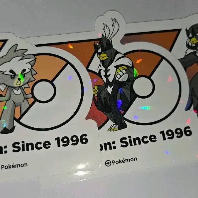 [BUNJANG] Pokemon 30th Anniversary Stickers Urshifu Set / 포켓몬 30주년 스티커 치고마 우라오스 세트