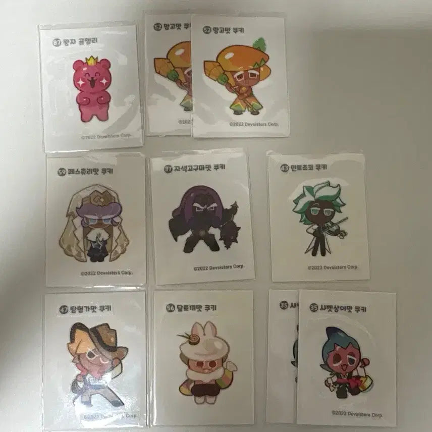 [BUNJANG] Cookie Run Ttibusil Stickers / 쿠키런 띠부씰
