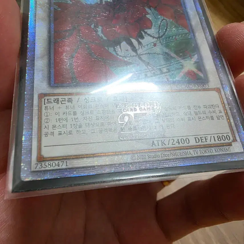 [BUNJANG] Yu-Gi-Oh! Black Rose Dragon Quarter Century Secret Rare / [유희왕] 블랙 로즈 드래곤
