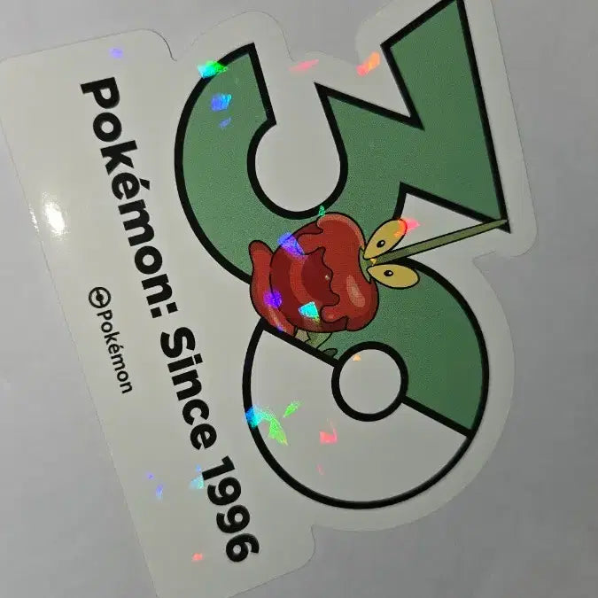 [BUNJANG] Pokemon 30th Anniversary Gwammir Sticker / 포켓몬 30주년 스티커 과미르
