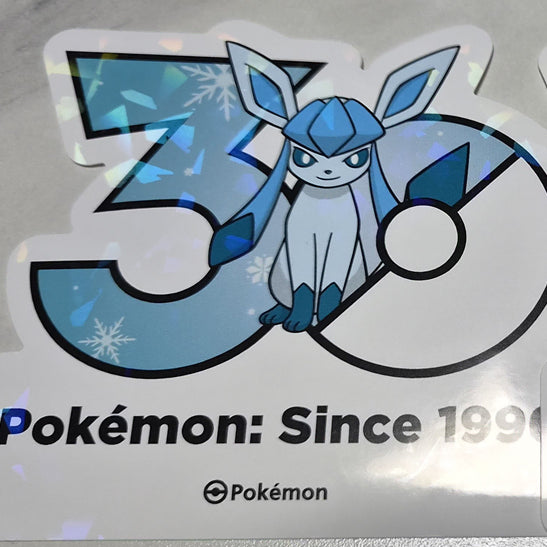 [BUNJANG] Pokemon 30th Anniversary Glaceon Logo Sticker / 포켓몬 30주년 로고 스티커 글레이시아 판매합니다.