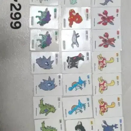 [BUNJANG] Pokemon Sticker Collection / 포켓몬스터 띠부씰(3자리수)판매합니다