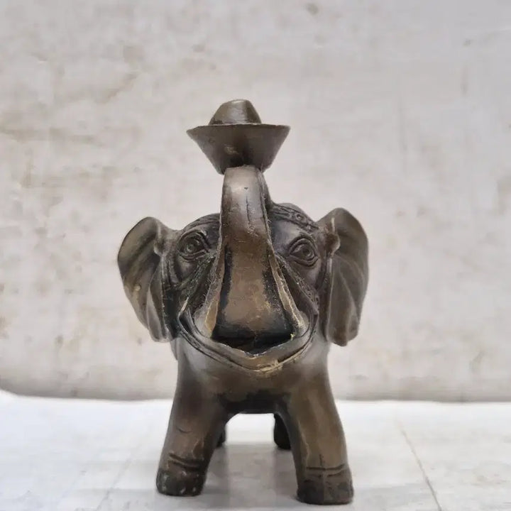 [BUNJANG] Bronze Elephant Figurine (Longevity) / 이쁜 동 제품 코끼리 (장수) (429)