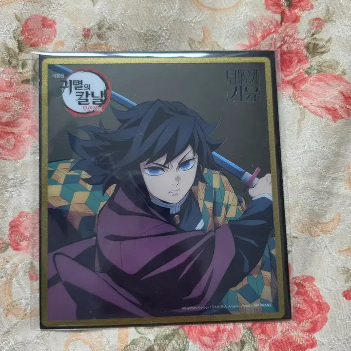 [BUNJANG] Demon Slayer Clear Shikishi 5 Types Set / 귀멸의칼날 클리어 색지 5종