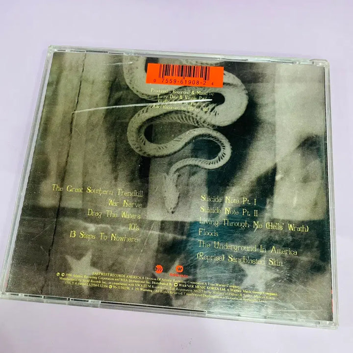 [BUNJANG] Pantera The Great Southern Trendkill (CD) - Used / [중고음반/CD] 헤비메탈 판테라 PANTERA 8집 (재생면 하자)