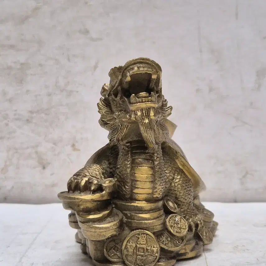 [BUNJANG] Dong Dynasty Geobuk (Dragon Turtle) Figurine for Wealth Luck / 이쁜 동 제품 현무 (용 거북이) (재물운) (430)