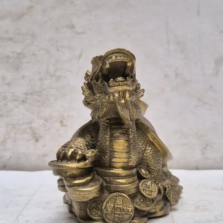 [BUNJANG] Dong Dynasty Geobuk (Dragon Turtle) Figurine for Wealth Luck / 이쁜 동 제품 현무 (용 거북이) (재물운) (430)
