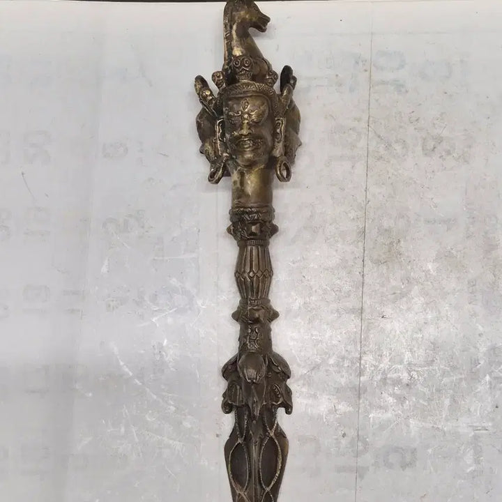 [BUNJANG] Brass Vajra / 황동 금강저 (432) (택배비 따로)