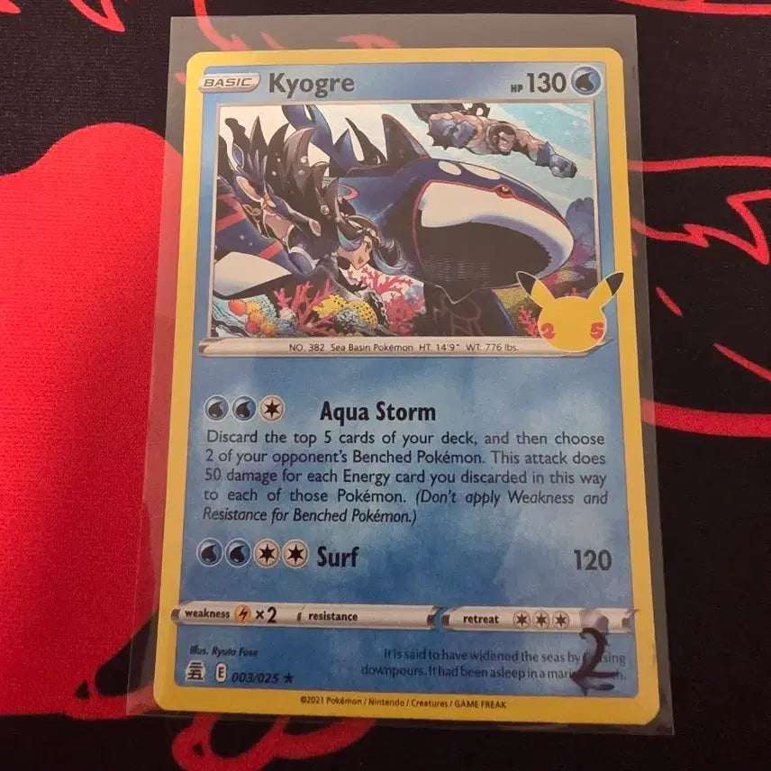 [BUNJANG] Groudon 25th Anniversary North American Edition Card - 2 / 가이오가 25주년 북미판 - 2