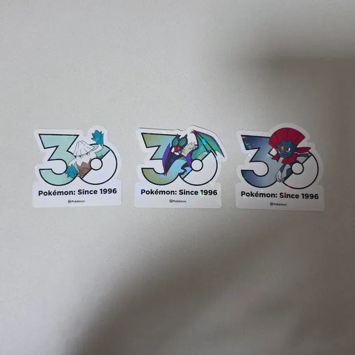 [BUNJANG] Pokemon 30th Anniversary Logo Sticker / 포켓몬 30주년 로고 스티커