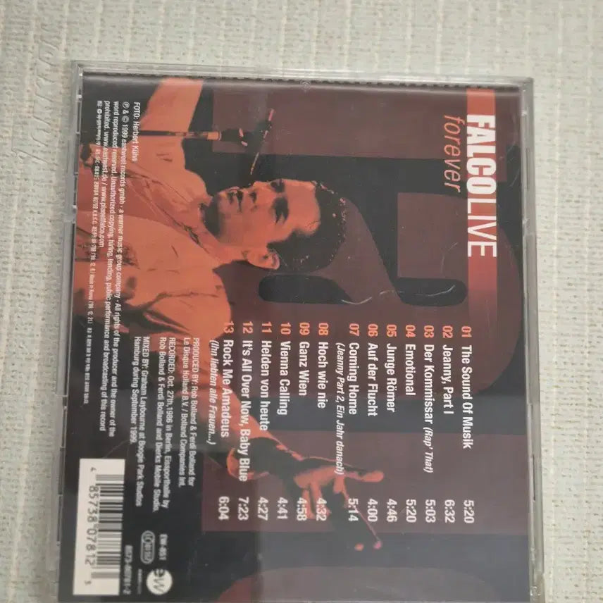 [BUNJANG] Falco Live Forever CD / 팔코 Falco  Live Forever CD 음반
