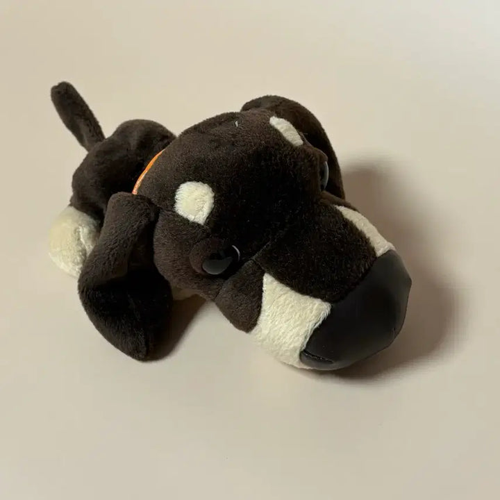 [BUNJANG] Vintage Dachshund Dog Plush / 고전 빈티지 더독 닥스훈트 강아지 인형