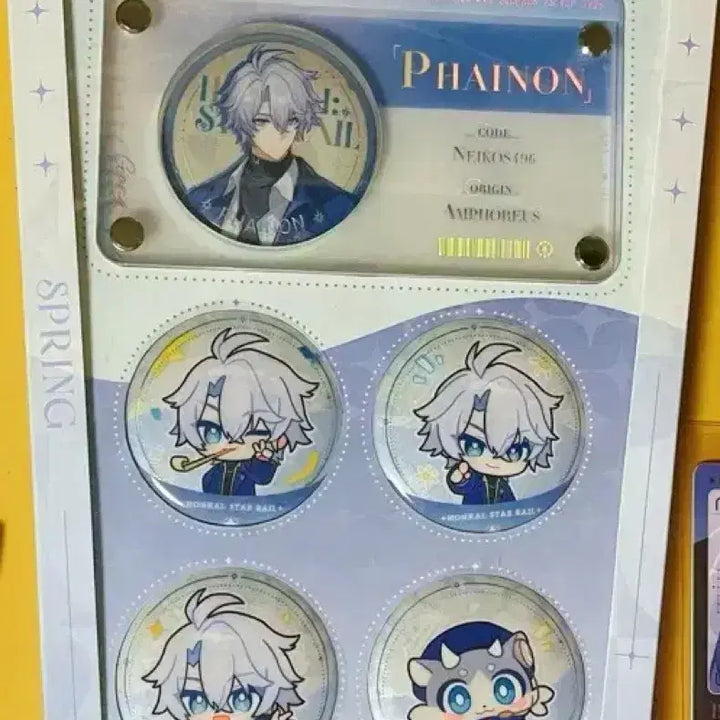 [BUNJANG] Genshin Impact Honkai Star Rail Collaboration Pin Badge Set, Coaster, Keychain, Photocard, Sticker Bundle Set / 미개봉) 파이논 공차 캔뱃지 아크릴 세트 붕괴스타레일 콜라보