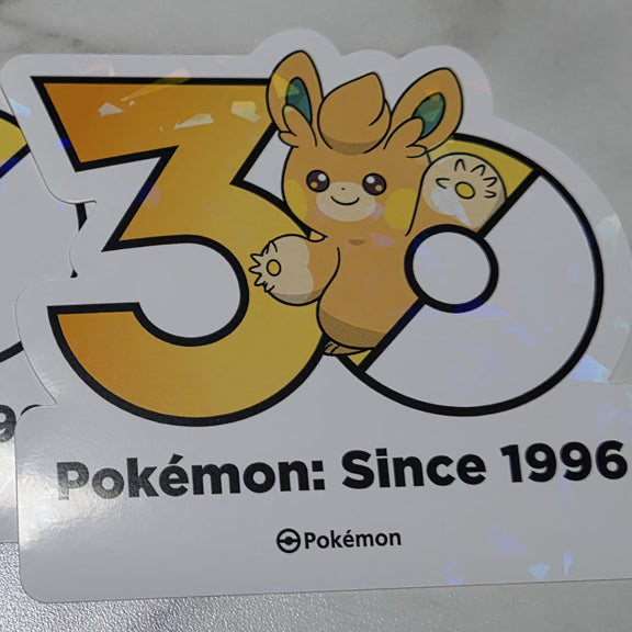 [BUNJANG] Pokemon 30th Anniversary Logo Sticker / 포켓몬 30주년 로고 스티커 빠모트 판매합니다.