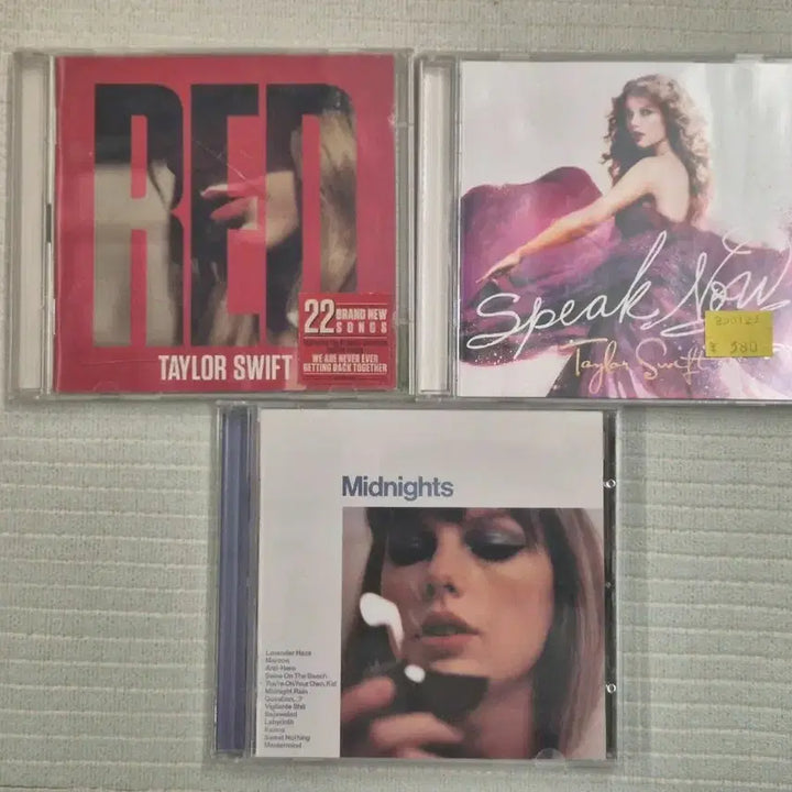 [BUNJANG] Taylor Swift Bundle Set 3 Albums (Midnights, Red, Speak Now) / 테일러 스위프트 앨범 CD 3장 일괄