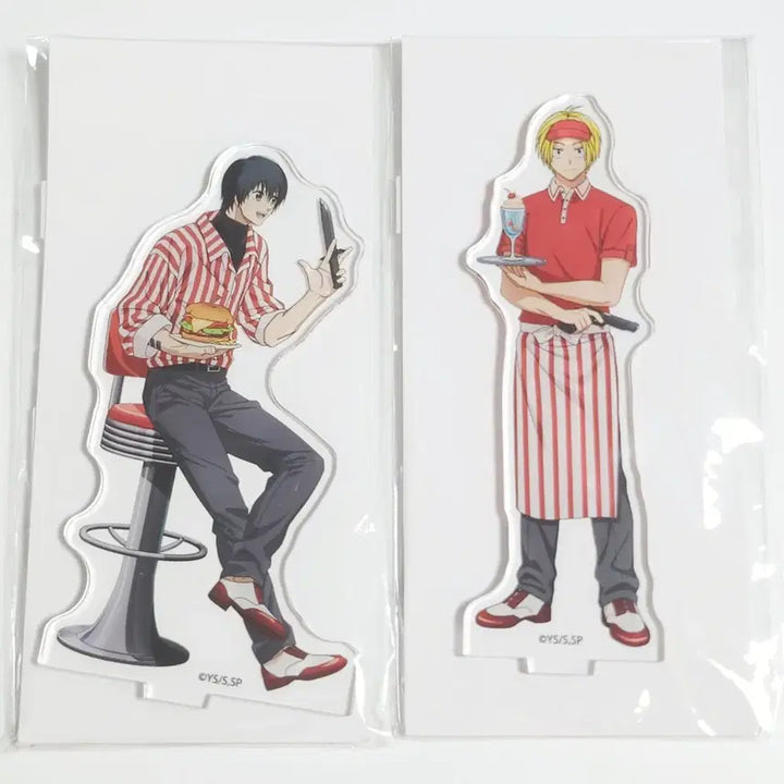 [BUNJANG] Sakamoto Days Cafe Collaboration Acrylic Stand Nagumo &amp; Shin Bundle Set (Sealed) / 사카모토데이즈 카페 콜라보 아크릴 스탠드 나구모, 신 일괄 판매(미개봉)