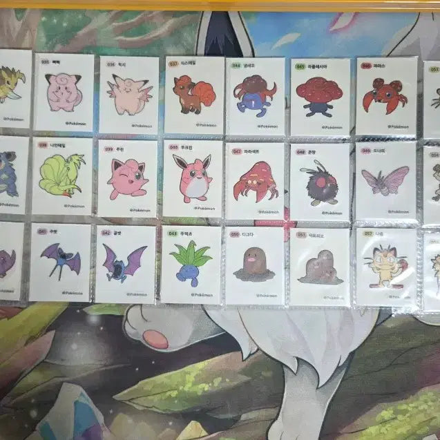 [BUNJANG] Pokemon Generation 1 Full Set Sticker Collection / 포켓몬 1세대 띠부씰 전종
