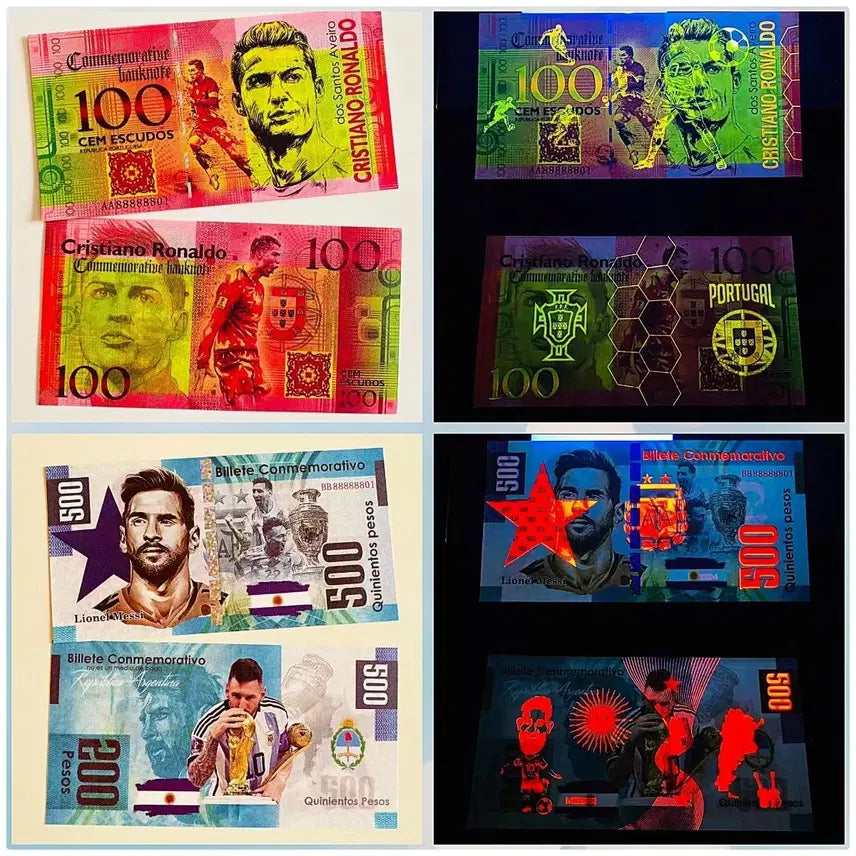 [BUNJANG] Messi/Ronaldo Test Note Bundle / *상품번호-가1198*축구황제 R+M Test note 2종 일괄