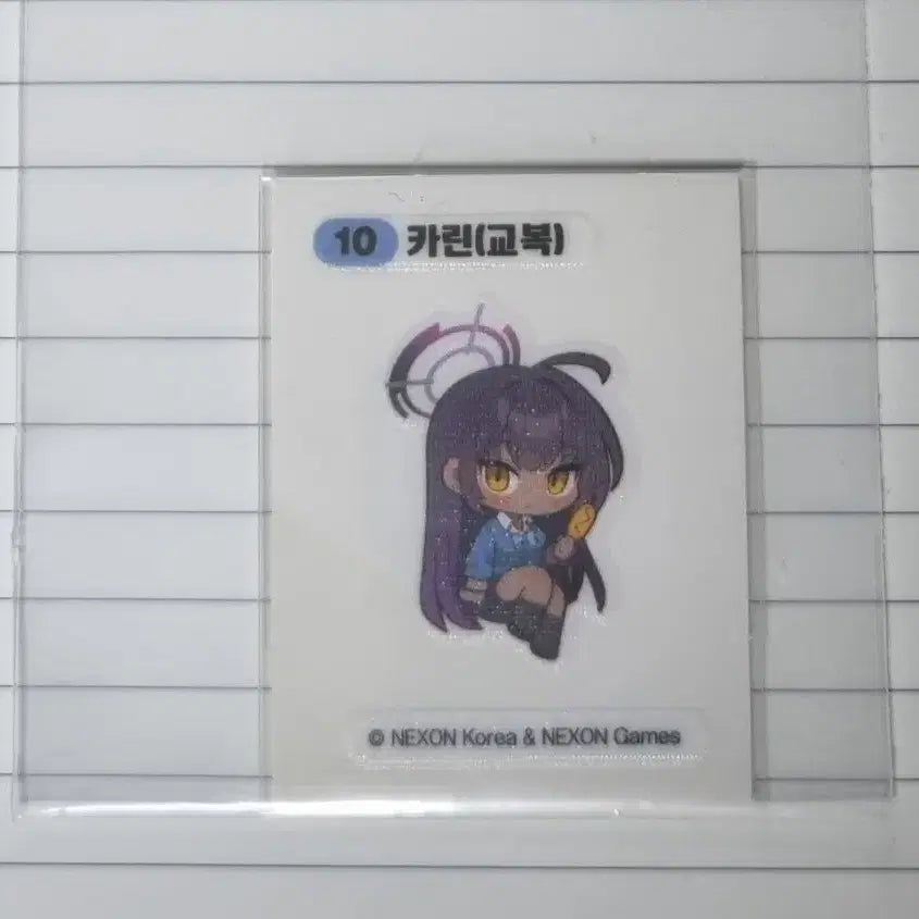 [BUNJANG] Blue Archive GS 2nd Edition Uniform Karin Sticker / 블루아카이브 gs2차 띠부씰 10 교복 카린