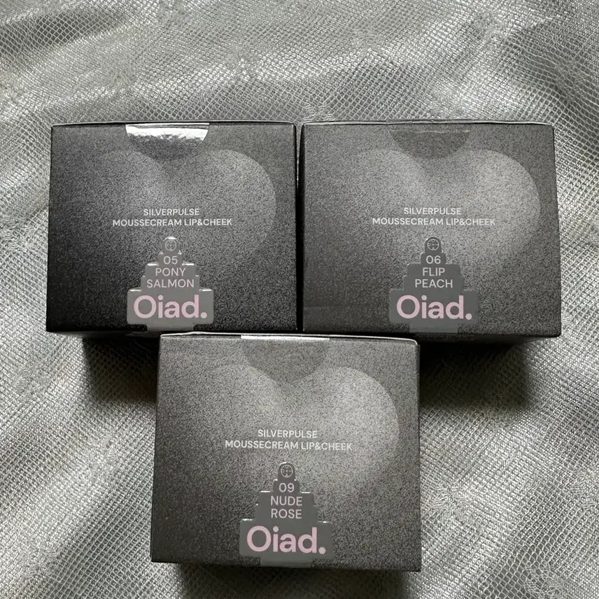 [SOLD OUT] (새상품)오아드 실버퍼스 무스크림 립앤치크 05 &amp; 06 &amp; 09번