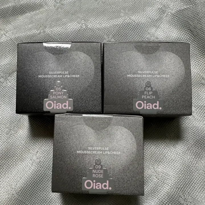 [SOLD OUT] (새상품)오아드 실버퍼스 무스크림 립앤치크 05 &amp; 06 &amp; 09번