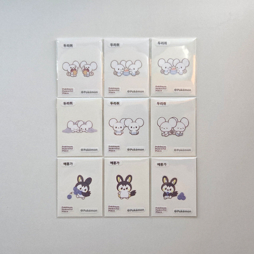 [BUNJANG] Pokemon Pocket Piece Sticker Dourizi Emolga / 포켓몬 포켓피스 띠부씰 두리쥐 에몽가