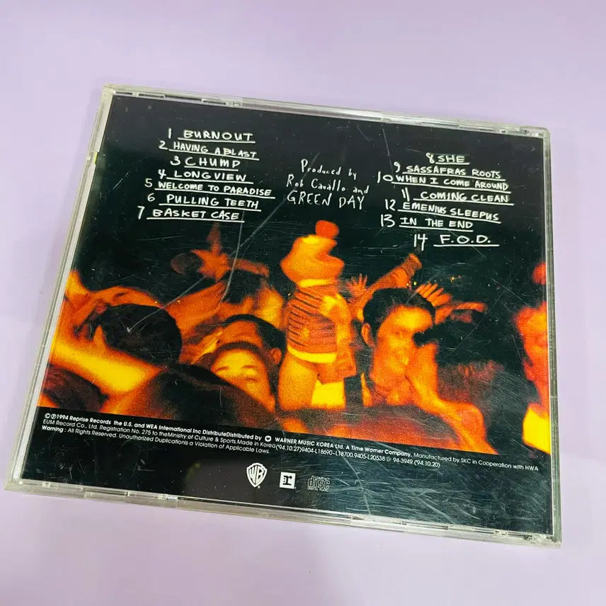 [BUNJANG] Green Day Dookie CD / [중고음반/CD] 그린데이 Green Day - Dookie
