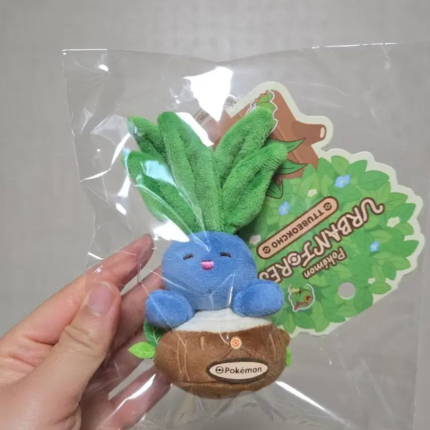 [BUNJANG] Urbanforest Oddish 30th Anniversary Pokemon Keychain / [성수2026 포켓몬30주년] 어반포레스트 뚜벅쵸 키링