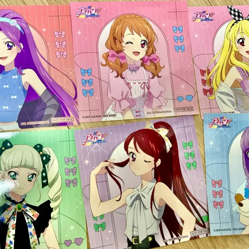 [BUNJANG] Aikatsu! Aikatsu Stars! Link Ribbon Purchase Exclusive Sticker / 아이카츠 아이엠스타 링크리본 구매 특전 스티커