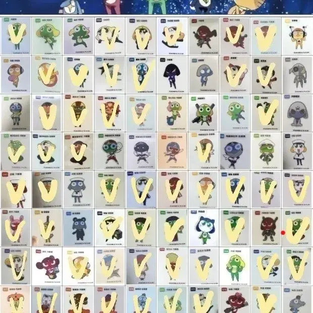 [BUNJANG] Keroro Sticker Collection / 케로로 띠부씰 판매 &amp; 교환