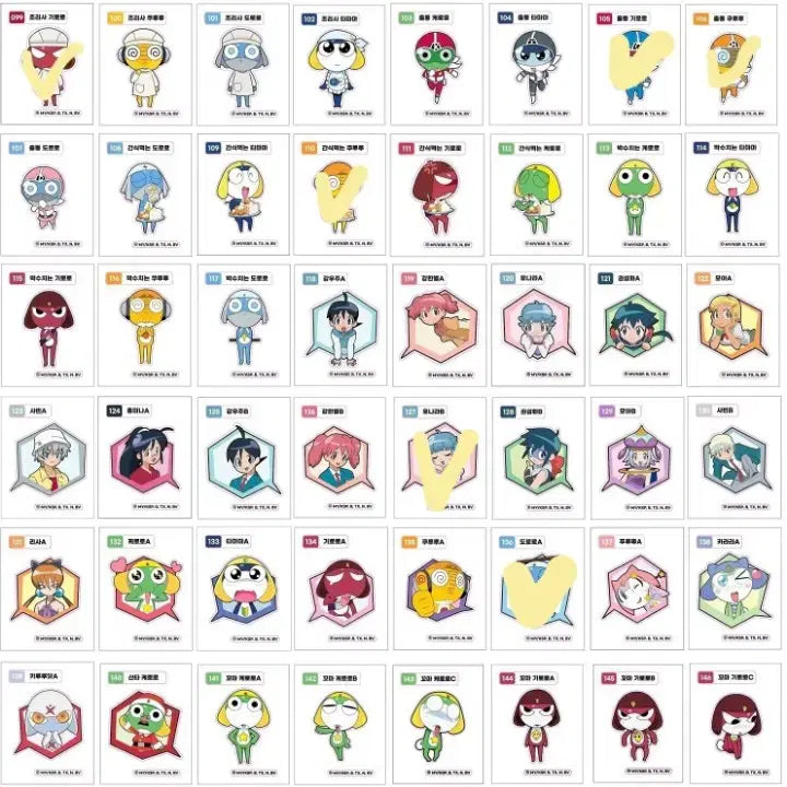[BUNJANG] Keroro Sticker Collection / 케로로 띠부씰 판매 &amp; 교환