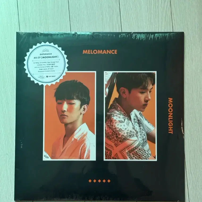 [BUNJANG] MeloMance Moonlight Orange Vinyl LP (Sealed) / 멜로망스 Lp
