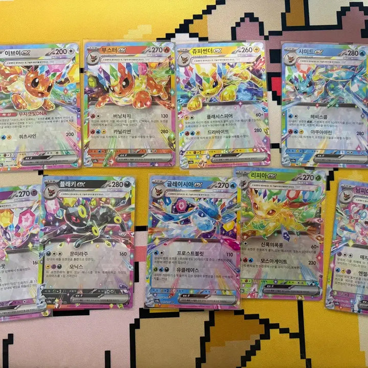 [BUNJANG] Pokemon Card Tera Festa Eeveelutions RR Set (9 types) / 포켓몬카드 테라페스타 이브이즈RR 진화전종 일괄(9종)