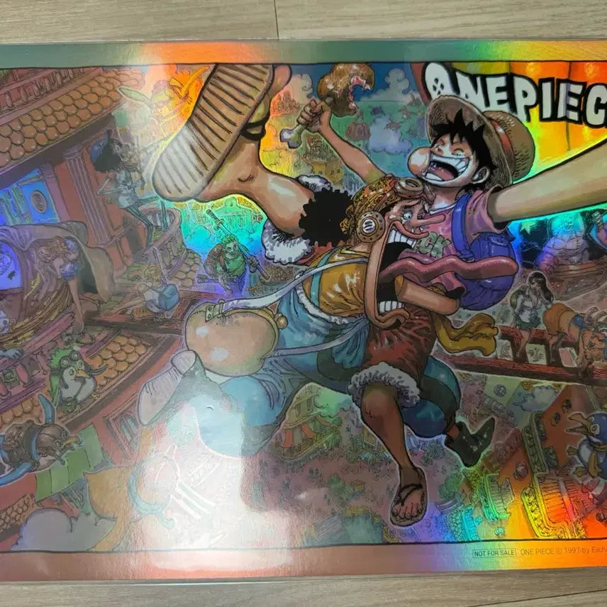 [BUNJANG] One Piece Hologram Illustration Poster / 원피스 홀로그램 일러스트 포스터
