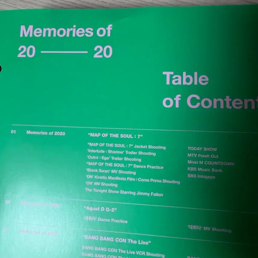 [BUNJANG] BTS Memories 2020 DVD (Includes Pre-order Exclusive, Excludes Photocard) / 방탄소년단 bts 메모리즈 2020 DVD(예판 특전 포함,포카x)