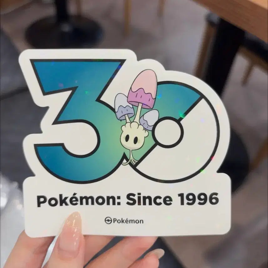 [BUNJANG] Zamasu Pokemon 30th Anniversary Sticker / 자마슈 포켓몬 30주년 기념 스티커