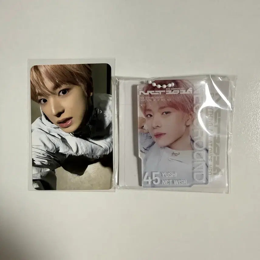 [BUNJANG] NCT WISH Yushi Neozone Ground Popup Lenticular Keyring &amp; POB Bundle Set / 엔시티위시 Nct 네오그라운드 팝업 유우시 렌티큘러 키링 5만원 포카