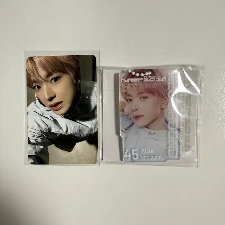 [BUNJANG] NCT WISH Yushi Neozone Ground Popup Lenticular Keyring &amp; POB Bundle Set / 엔시티위시 Nct 네오그라운드 팝업 유우시 렌티큘러 키링 5만원 포카